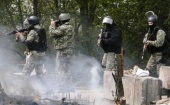 Бойцы украинской армии в ночь на 7 мая начали новую  атаку на Славянск