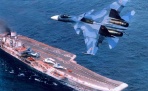 Палубный истребитель МиГ-29 упал в море после взлета c крейсера «Адмирал Кузнецов», пилот спасен