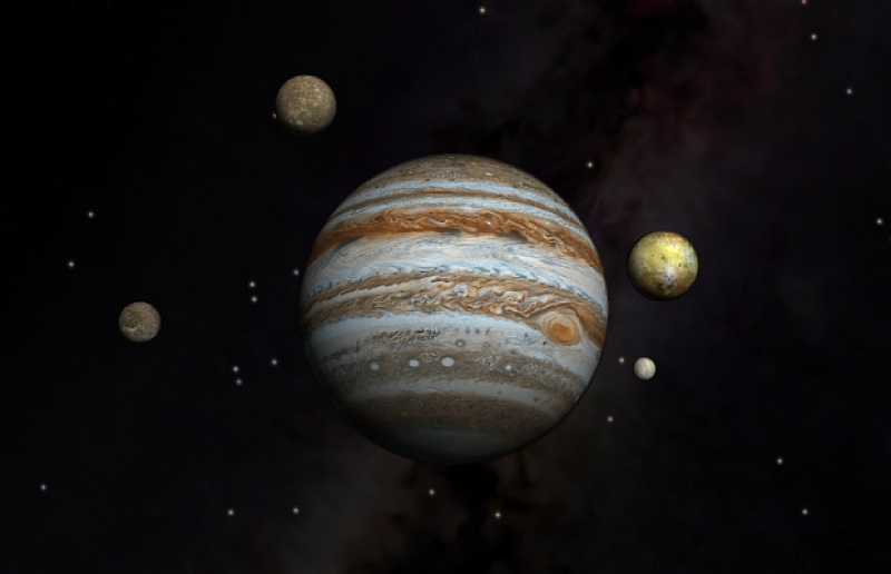 В ночь на 8 апреля жители земли увидят редчайшее астрономическое явление‍ - противостояние Юпитера