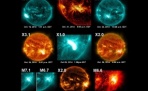 NASA опубликовало видео 10 самых мощных солнечных вспышек октября